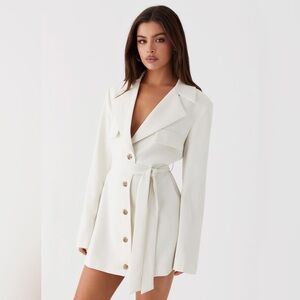 Peppermayo Ivory Blazer Dress